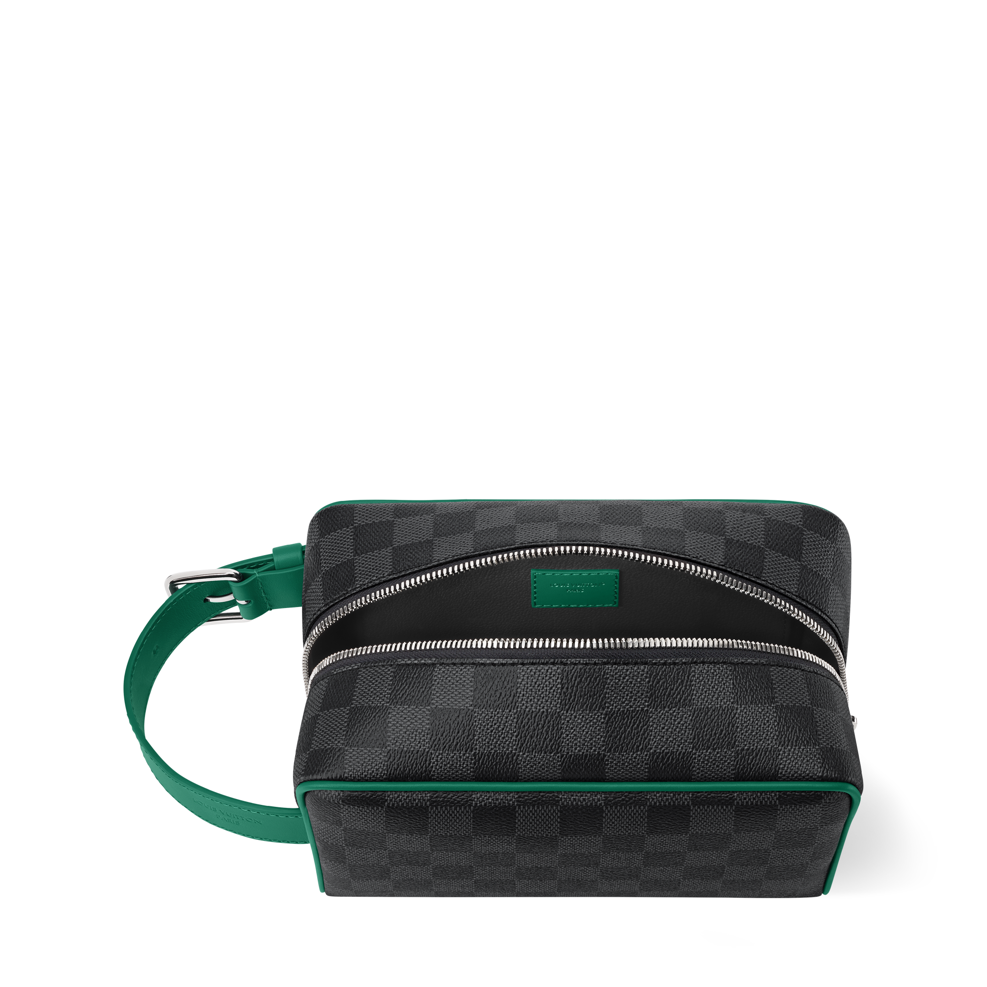 Locket Dopp Kit Toiletry Pouch - Luxury Damier Graphite Canvas